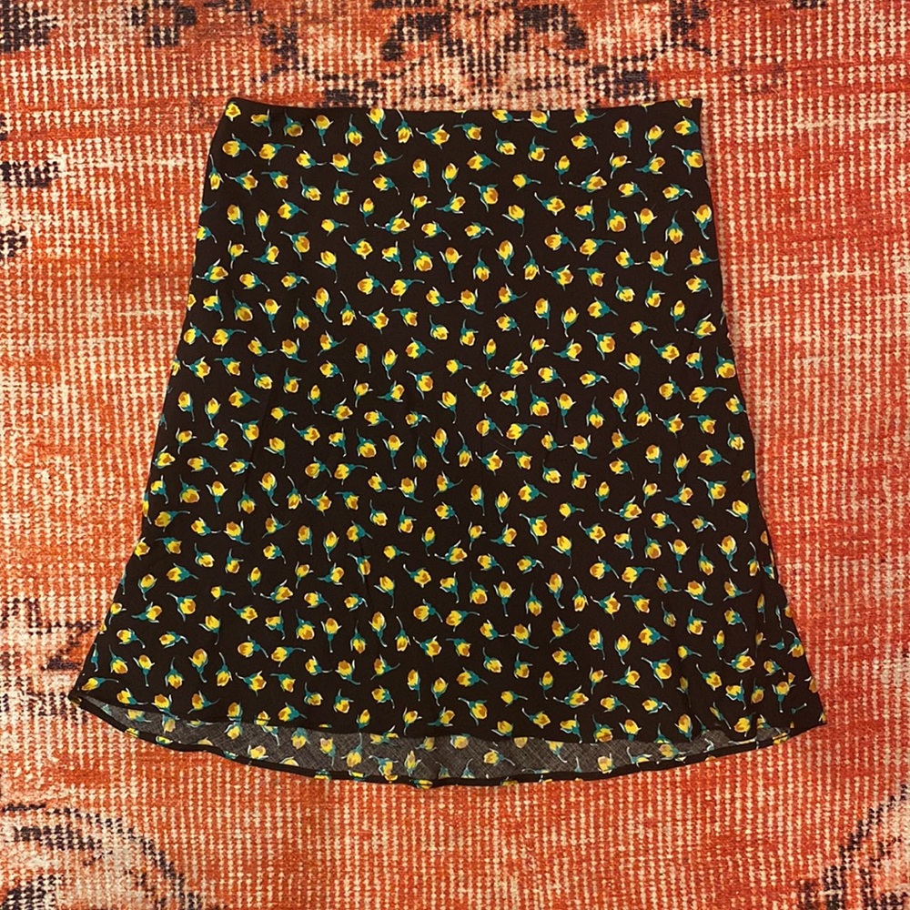 NWT Re/Done 90s Slip Skirt in Tulip - Picture 2 of 4